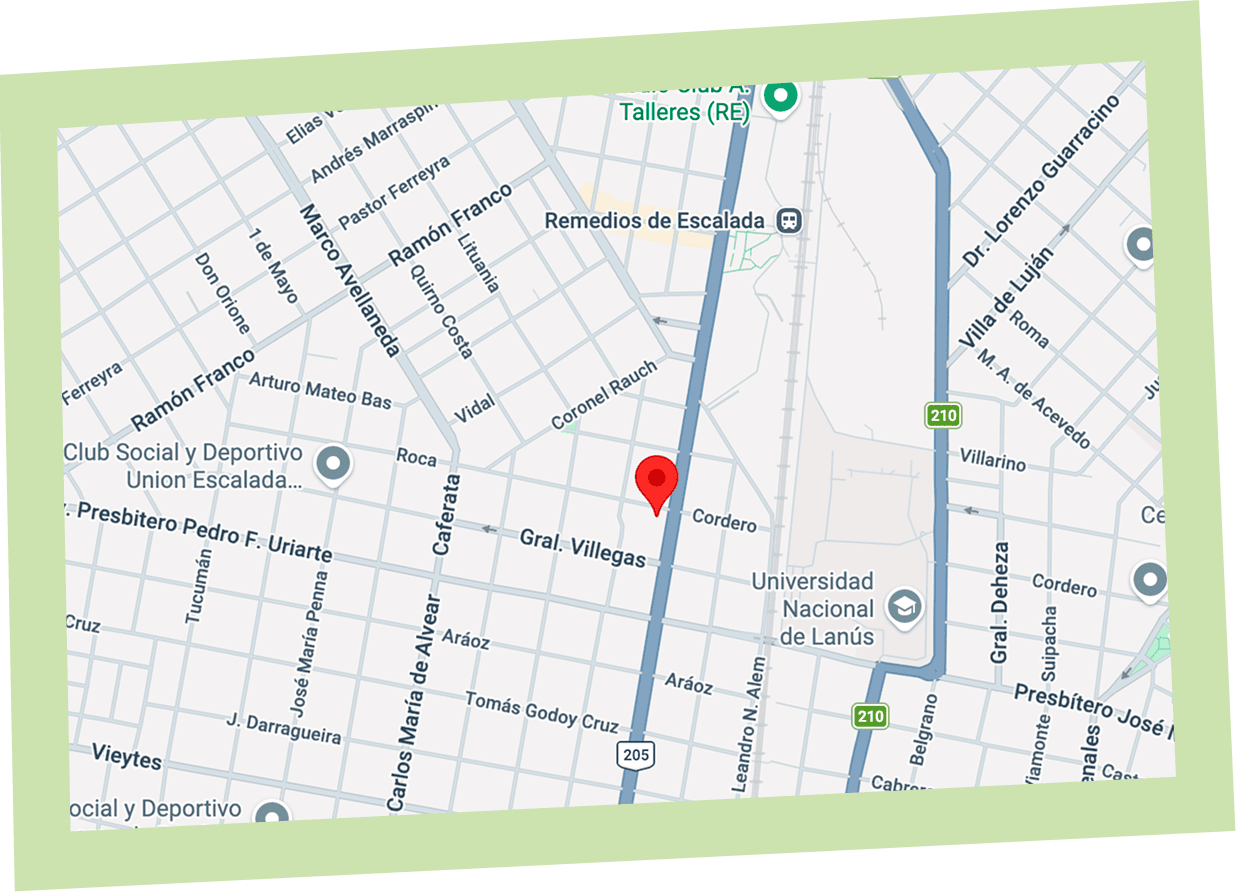 Mapa de ubicación de Centro Nido